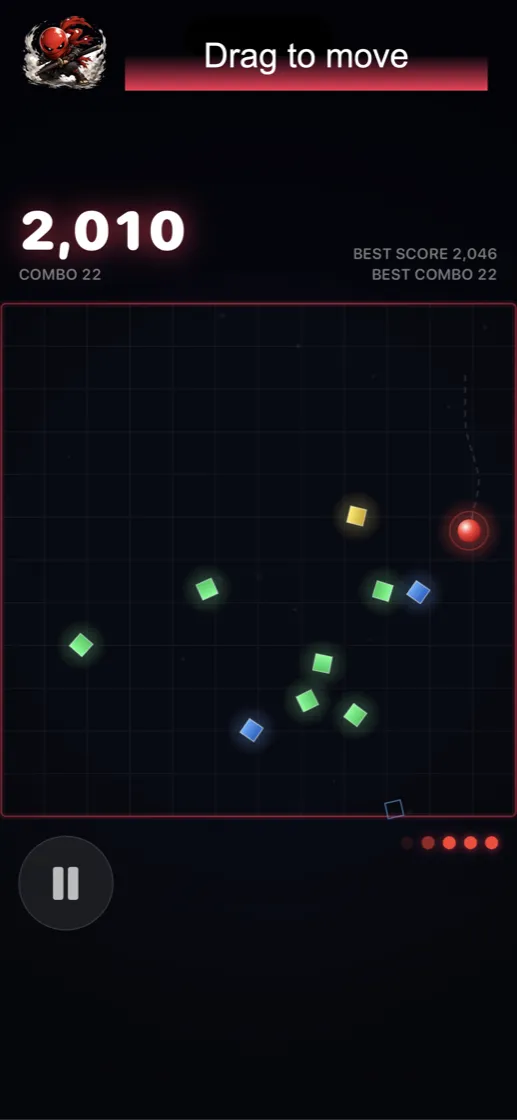 Drag to move